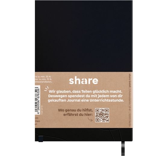 share Notizbuch A5, blanko