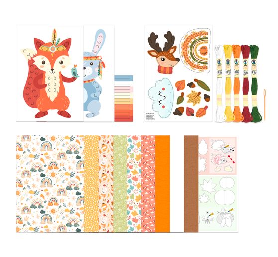 Papier-Bastelset