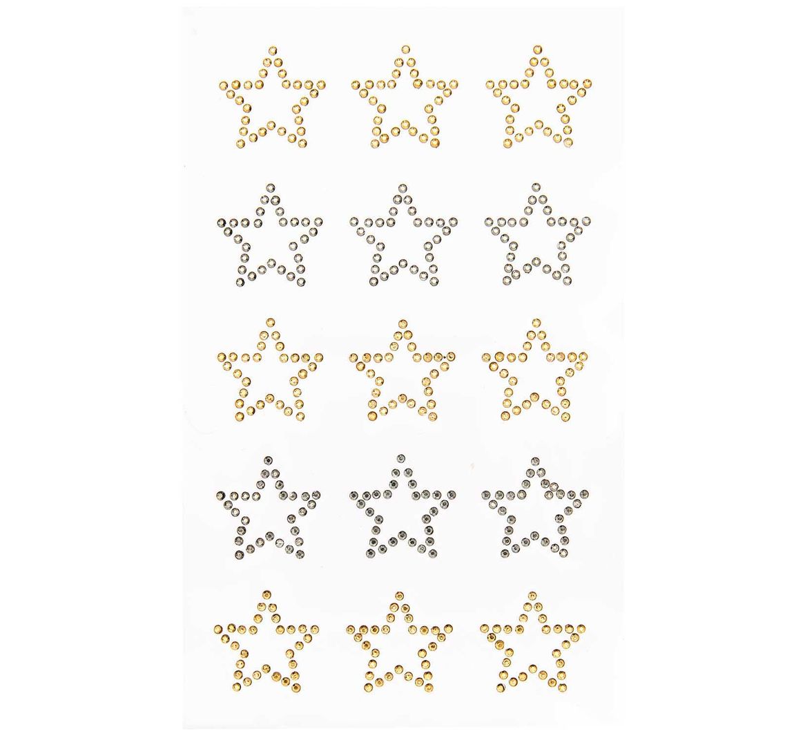 Strass-Sticker - Sterne