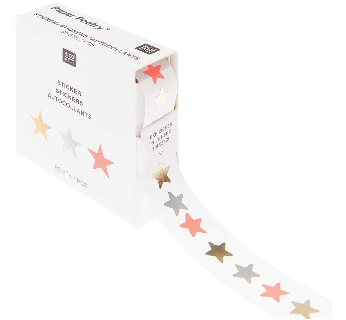 Stickerrolle - Sterne