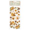 Rub On Transfer paper "Golden Harmony" Flowers