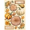 Lasercut-Motive "Golden Harmony" Pumpkins