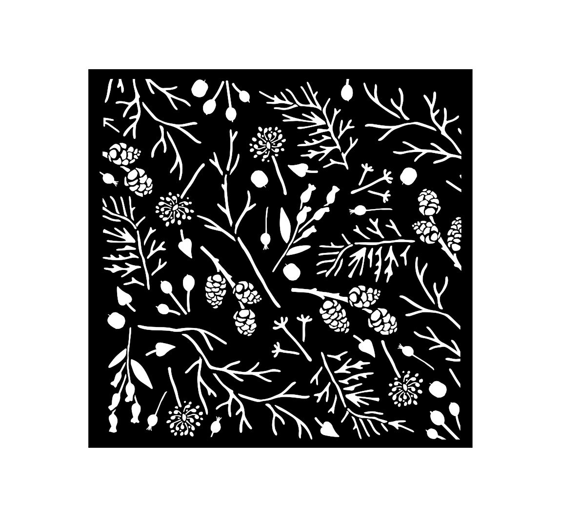 Schablone "Forest" - Branches
