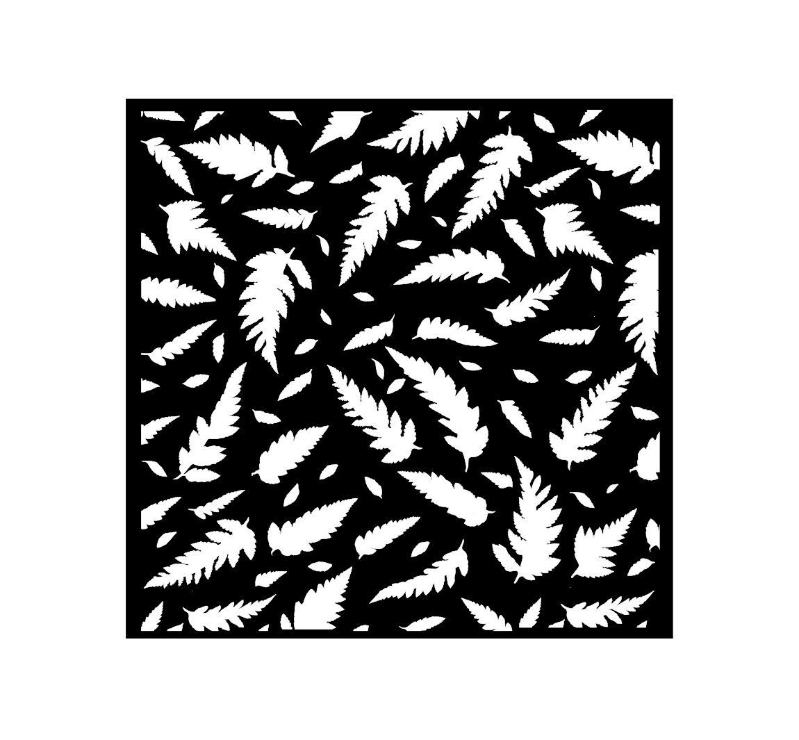 Schablone "Forest" - Leaves Pattern