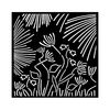 Stencil "Forest" Abstract