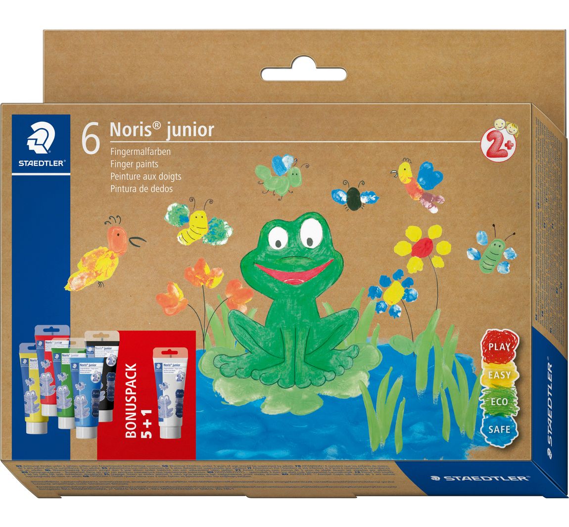 Noris junior Fingermalfarbe - 6 Farben