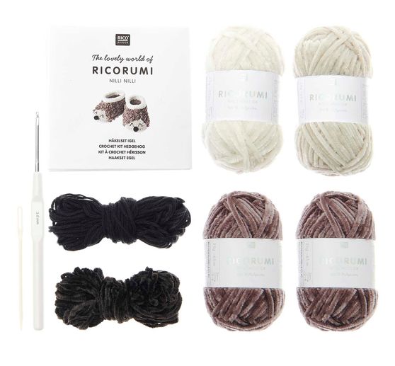 Rico Design Ricorumi Häkelset "Baby Booties"