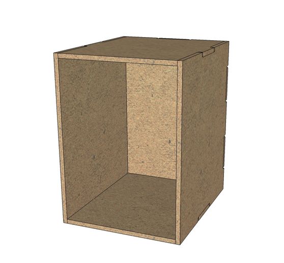 Flexio "Box", 5-pieces, MDF wood