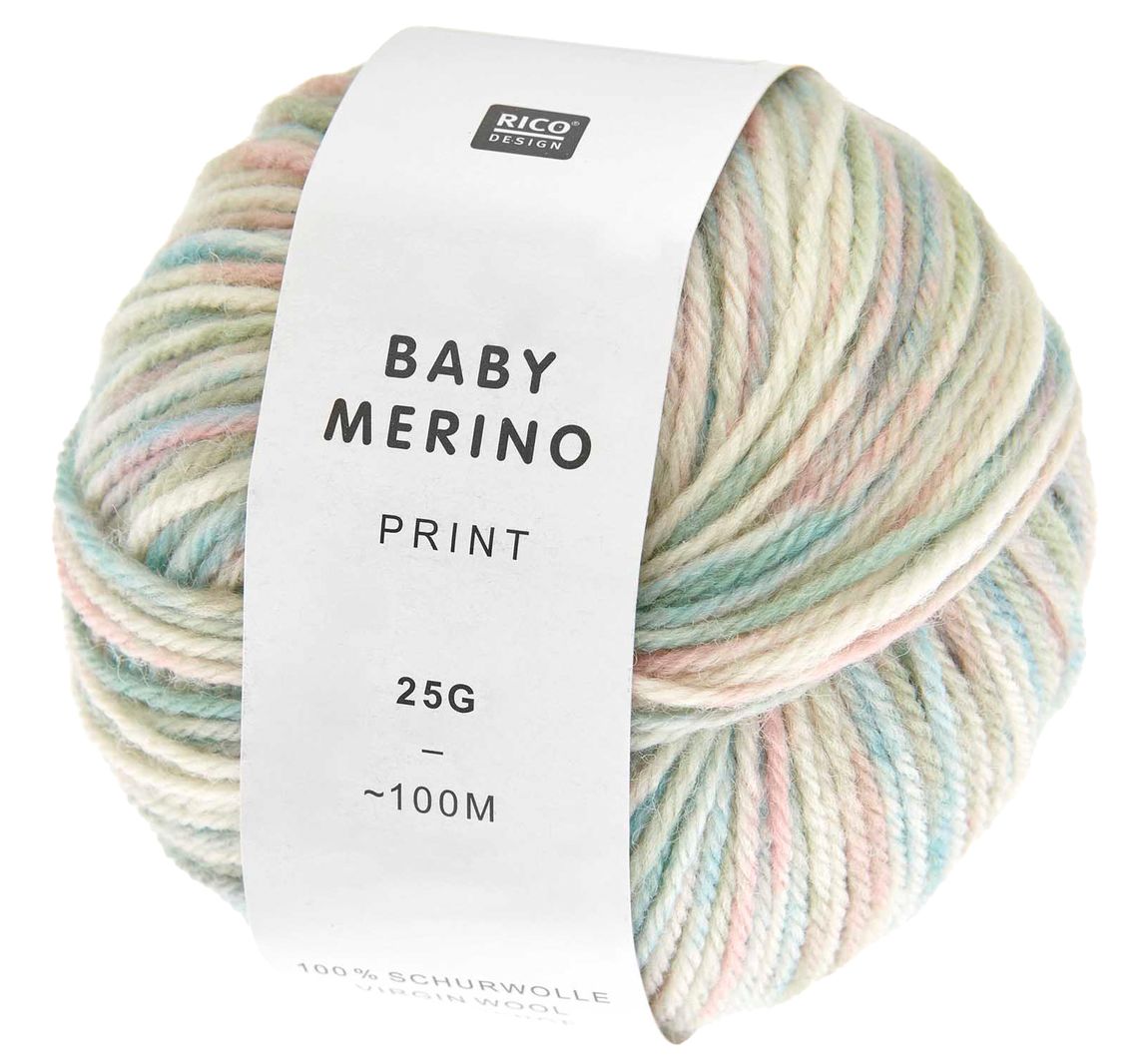 Rico Design "Baby Merino Print" - Pastelle