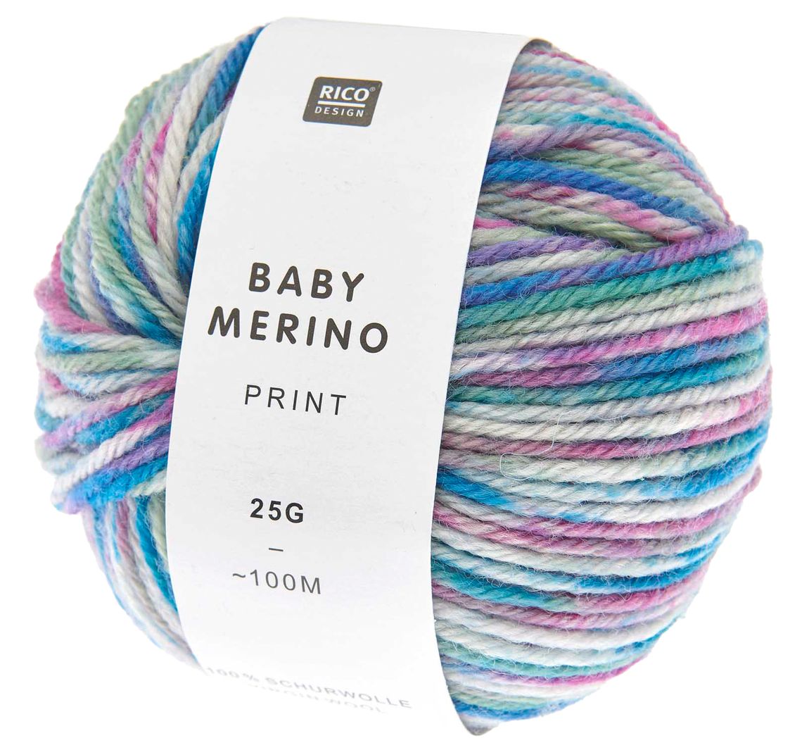 Rico Design "Baby Merino Print" - Pfau