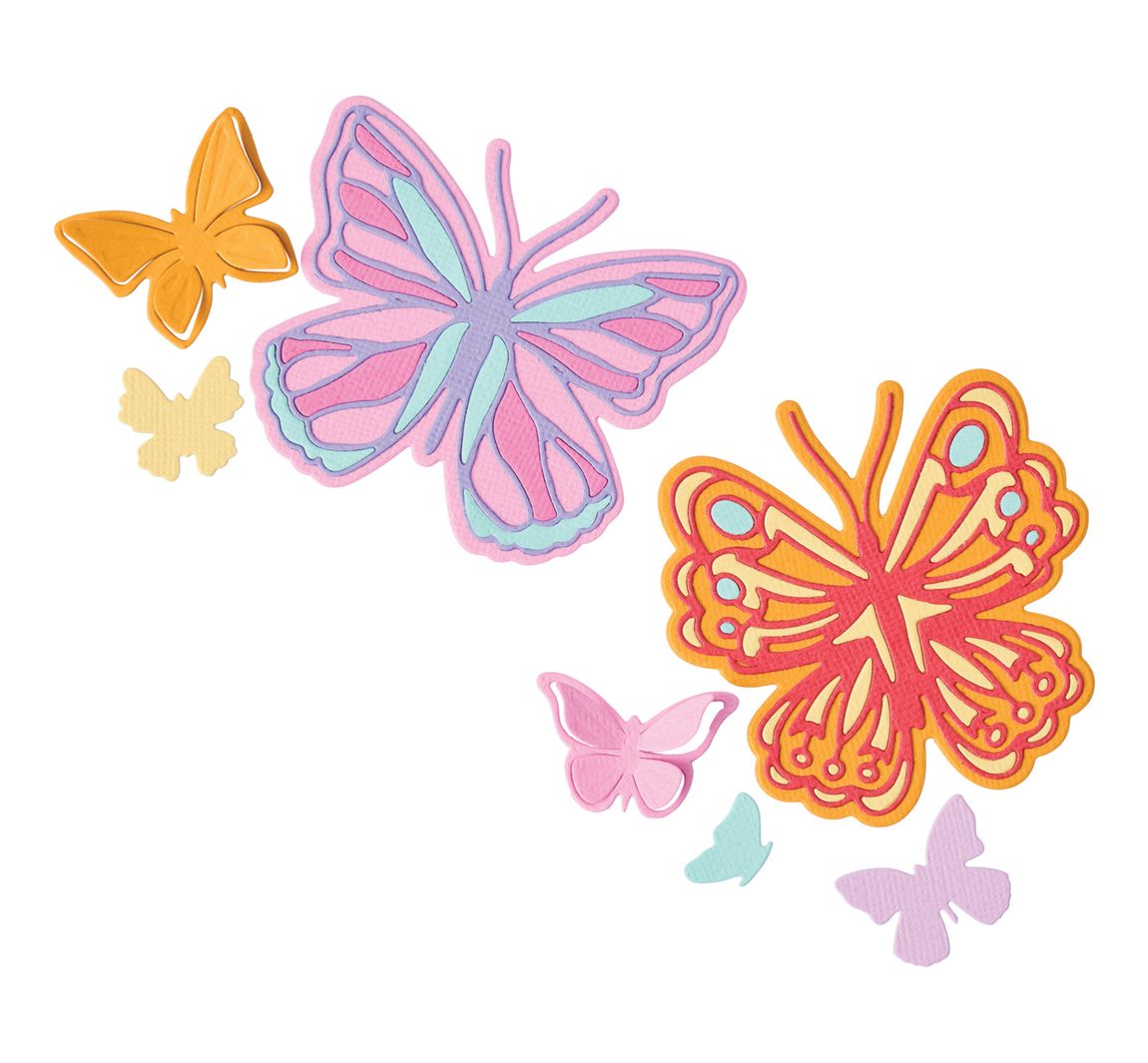 Sizzix Thinlits Stanzschablone by Catherine Pooler - Spring Wings