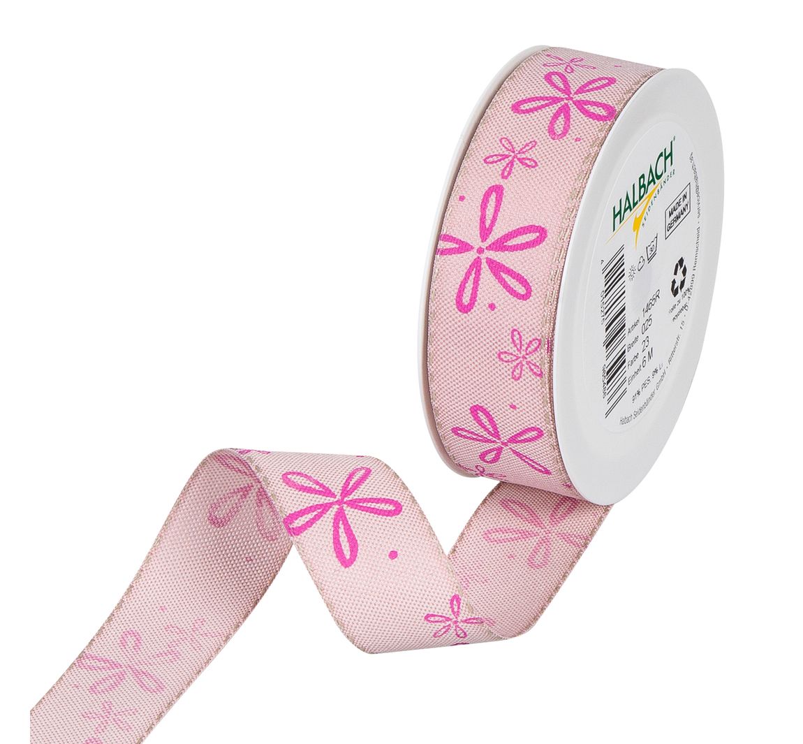 Druckband "Blüte" - Hellrosa/Pink