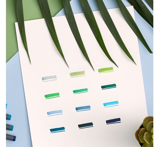 STAEDTLER Pigment brush pen, 12er-Set