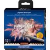 STAEDTLER Pigment brush pen, 12er-Set Portrait Colours