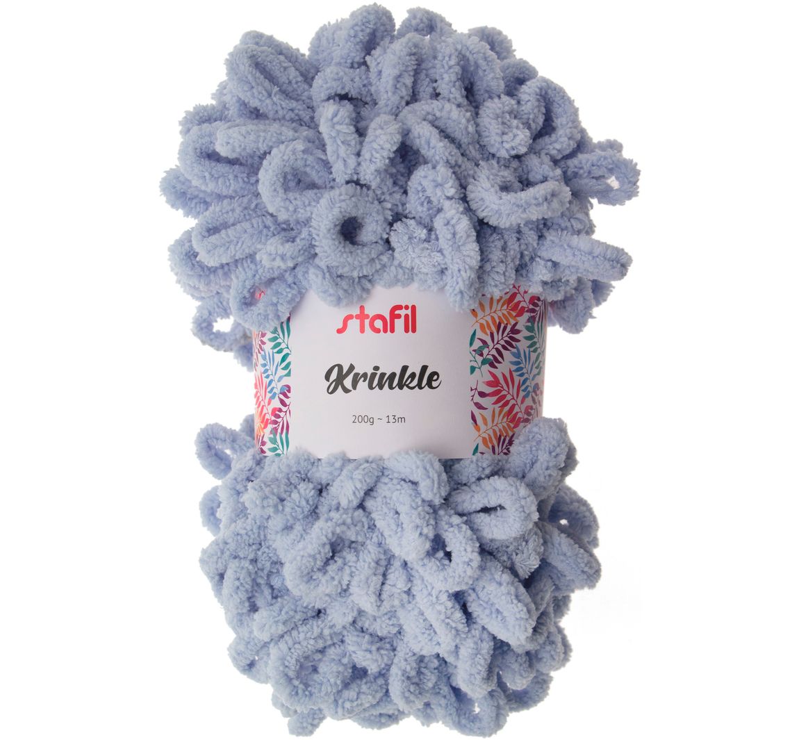 Wolle "Krinkle" - Hellblau