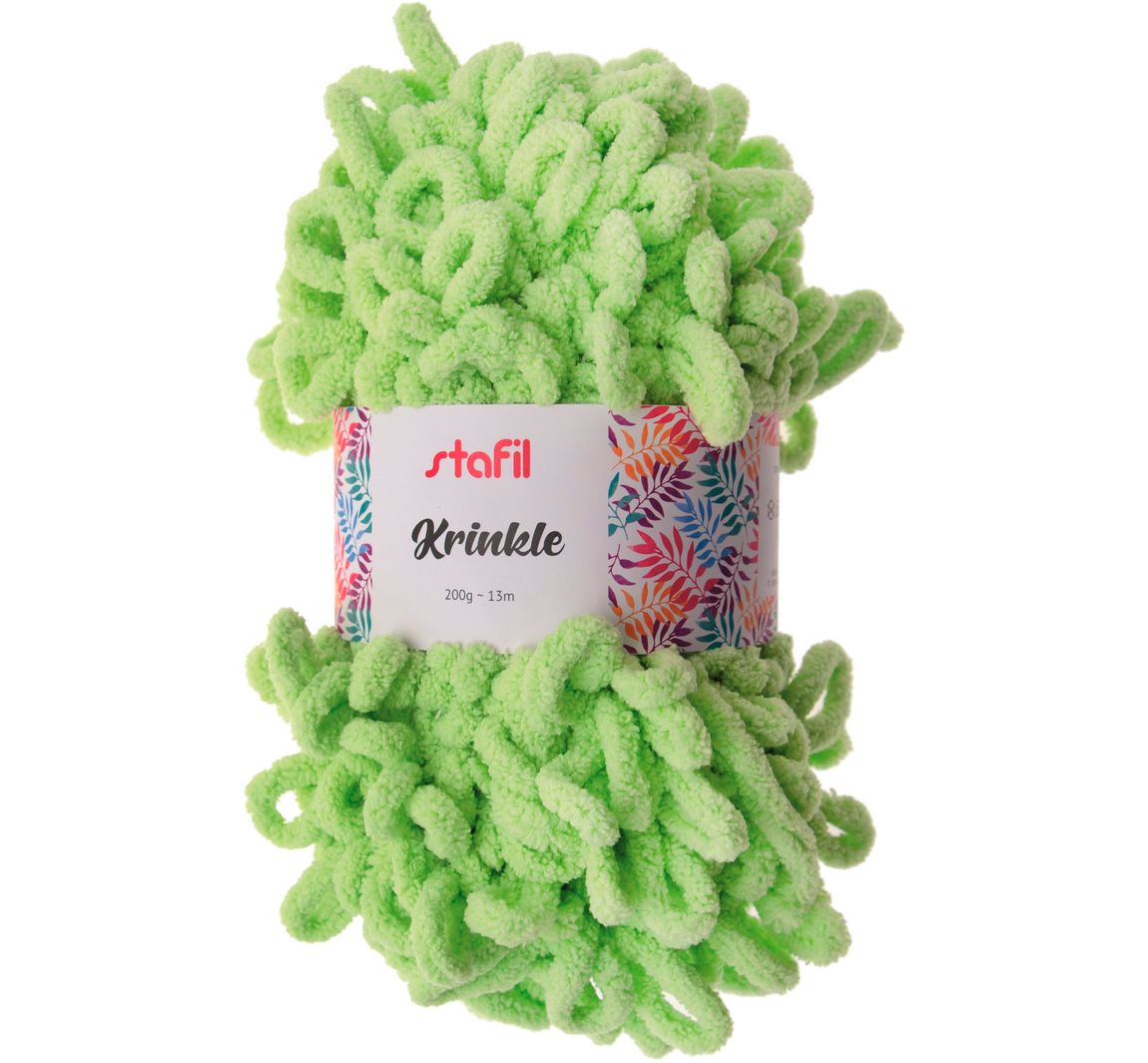 Wolle "Krinkle" - Hellgrün