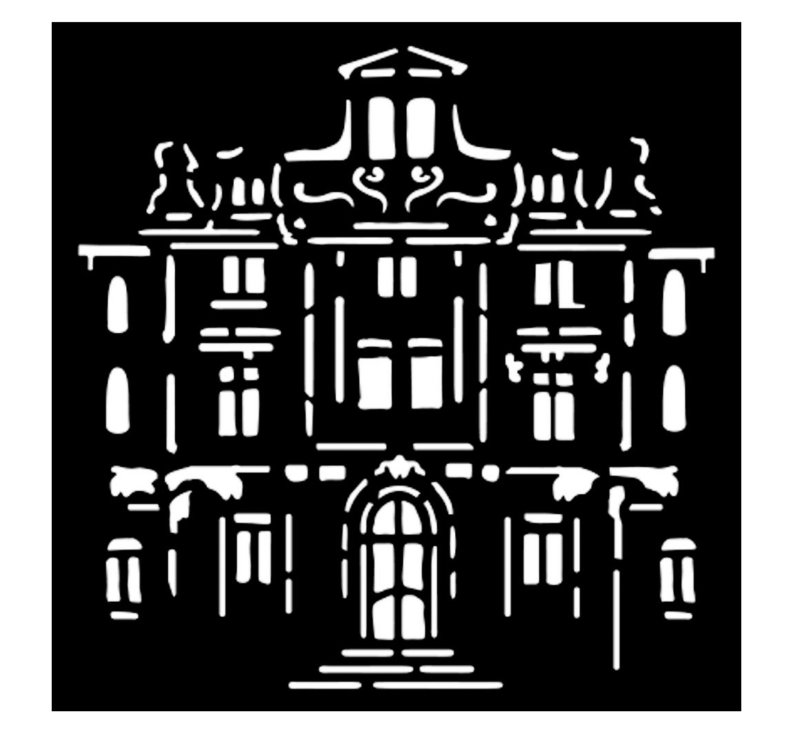 Schablone Art of Travelling - Palace