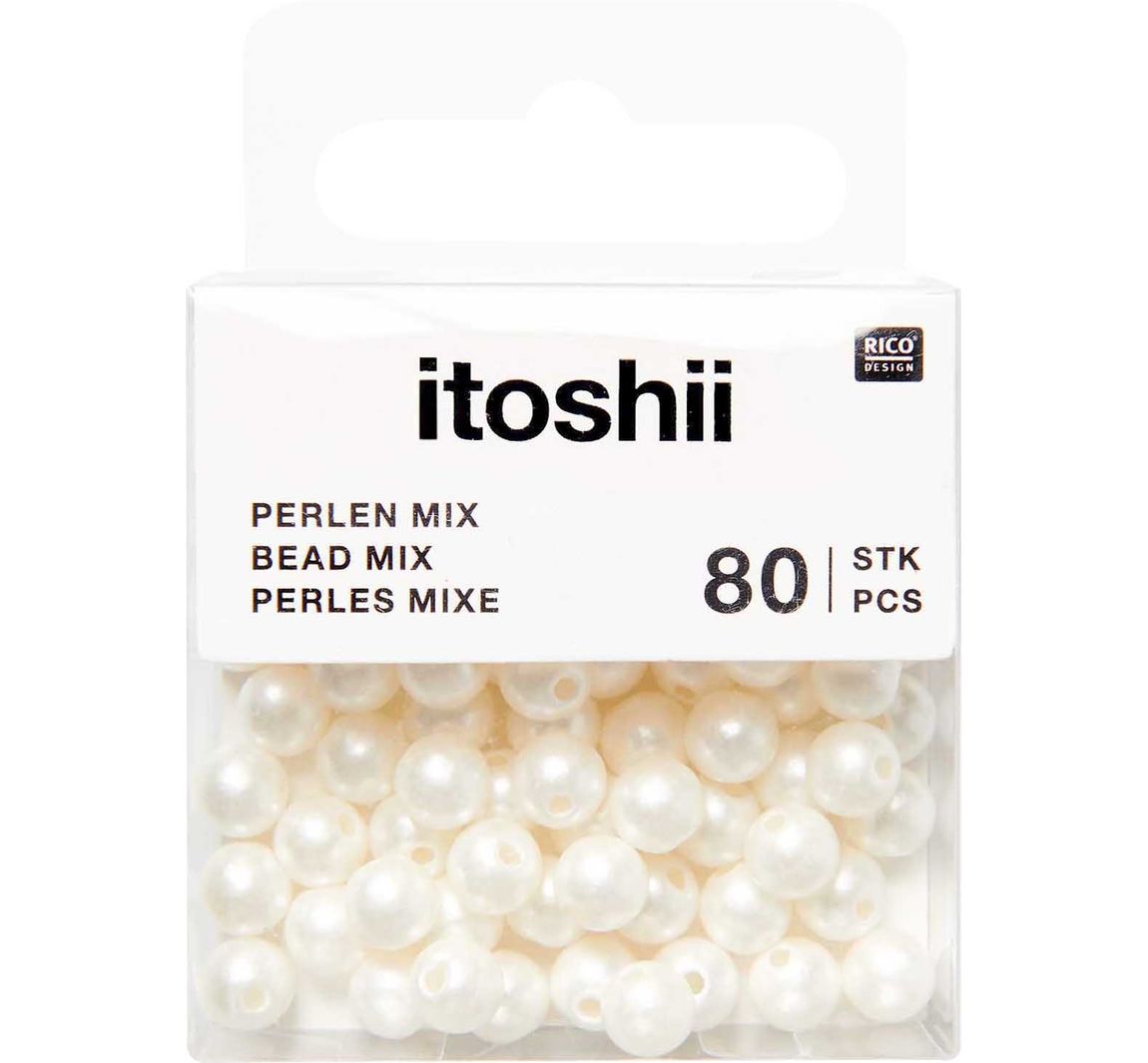 itoshii Perlen, 6 mm - Offwhite