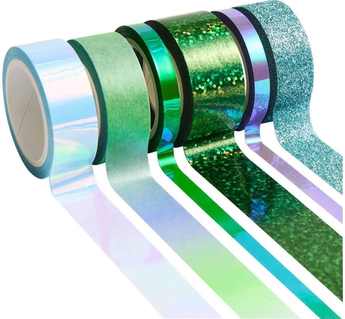 Tape-Set "Glamour" - Blau-Mix