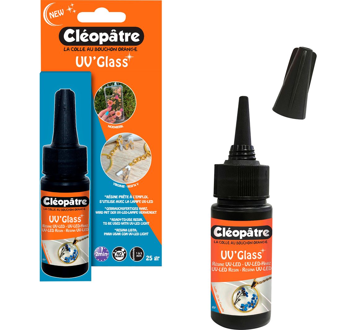 UV-Gießharz "Cléopâtre Resin UV'Glass" - 25 g