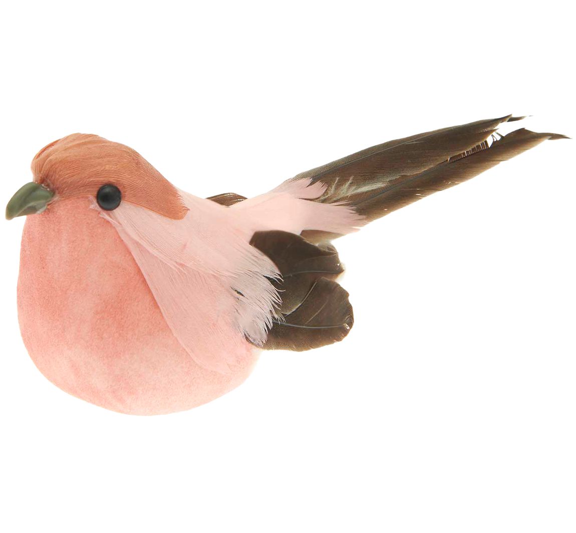 Rico Design "Vogel mit Clip" - Apricot