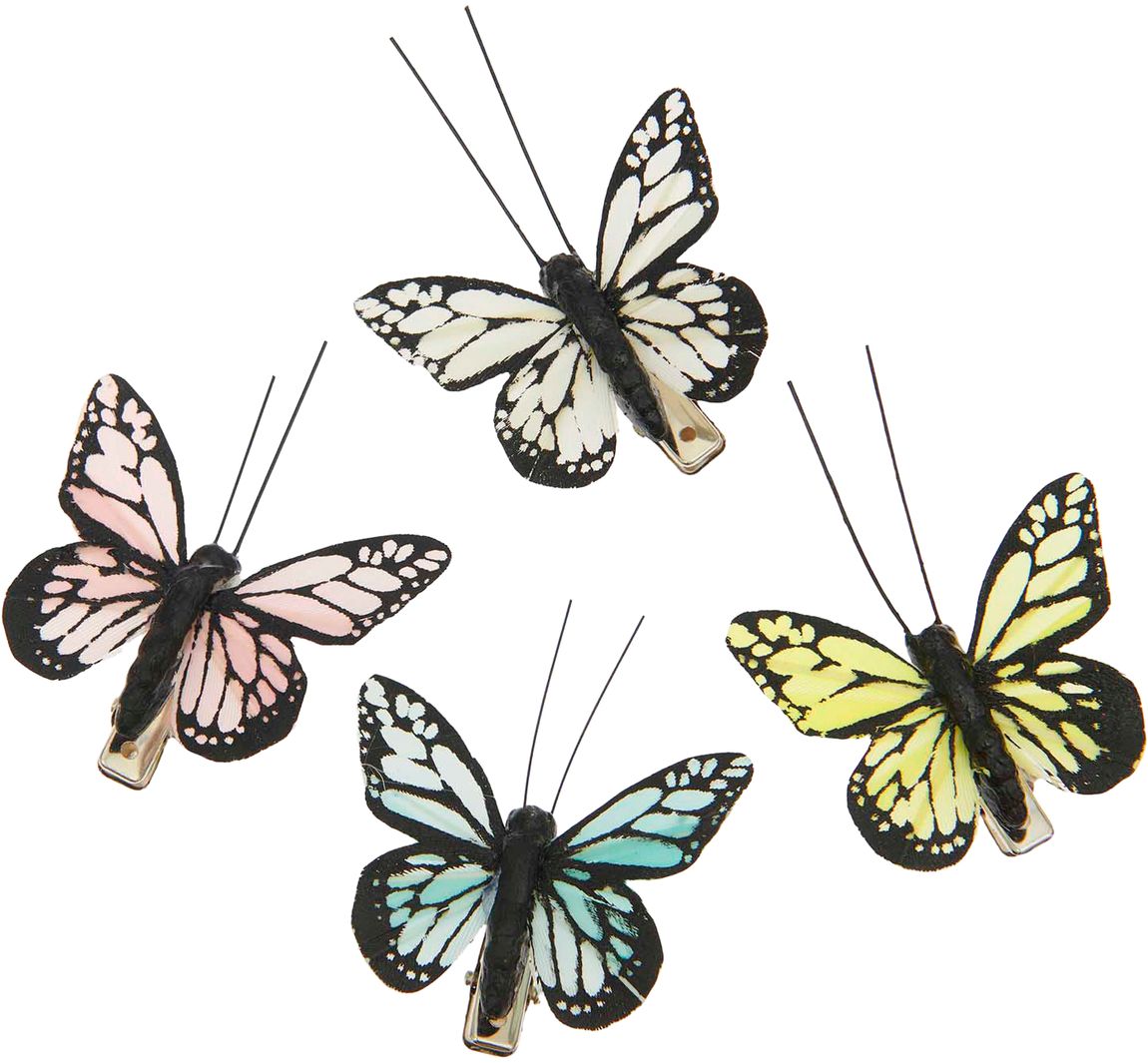 Rico Design "Schmetterling mit Clip" - Mix Bunt