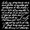 Schablone "Masquerade" Handwriting