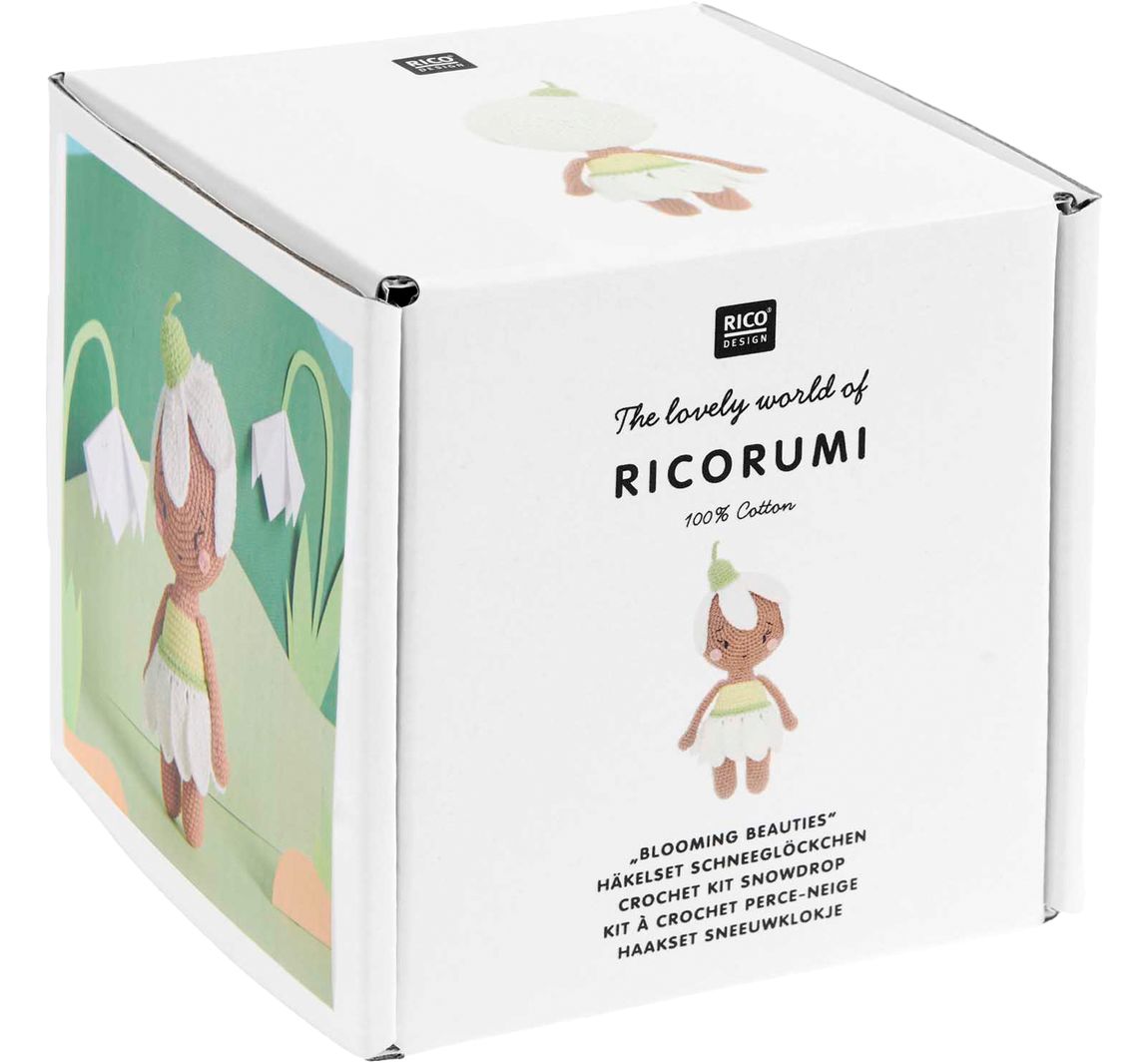 Rico Design Ricorumi Häkelset "Blooming Beauties" - Schneeglöckchen