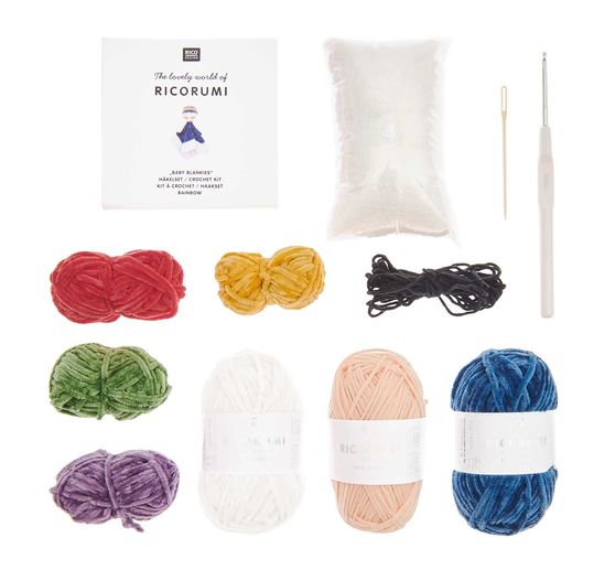 Rico Design Ricorumi Häkelset "Baby Blankies"