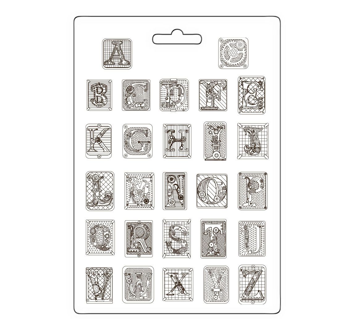 Gießform "Master of Magic" - Alphabet