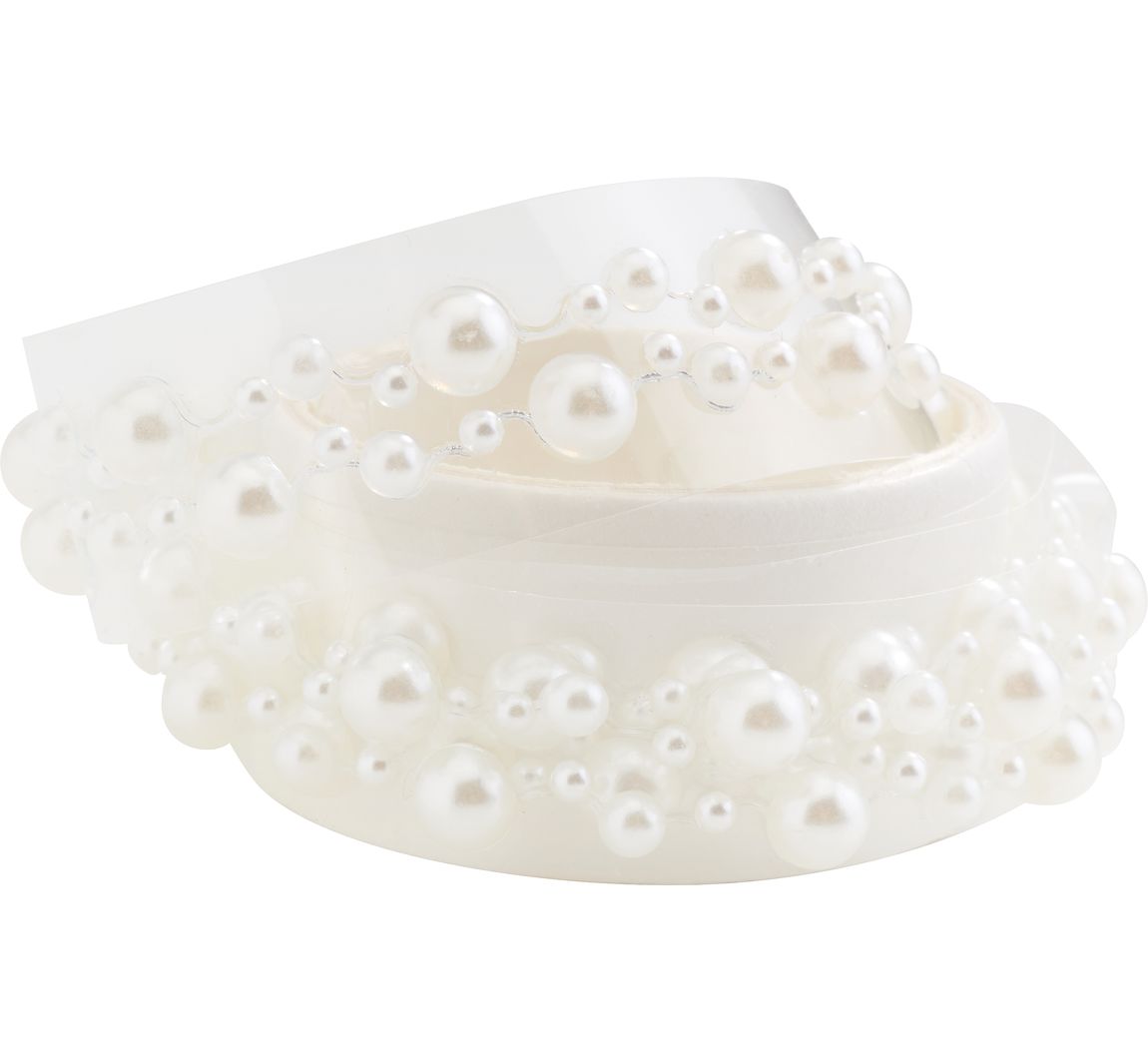 Perlen-Tape - Offwhite