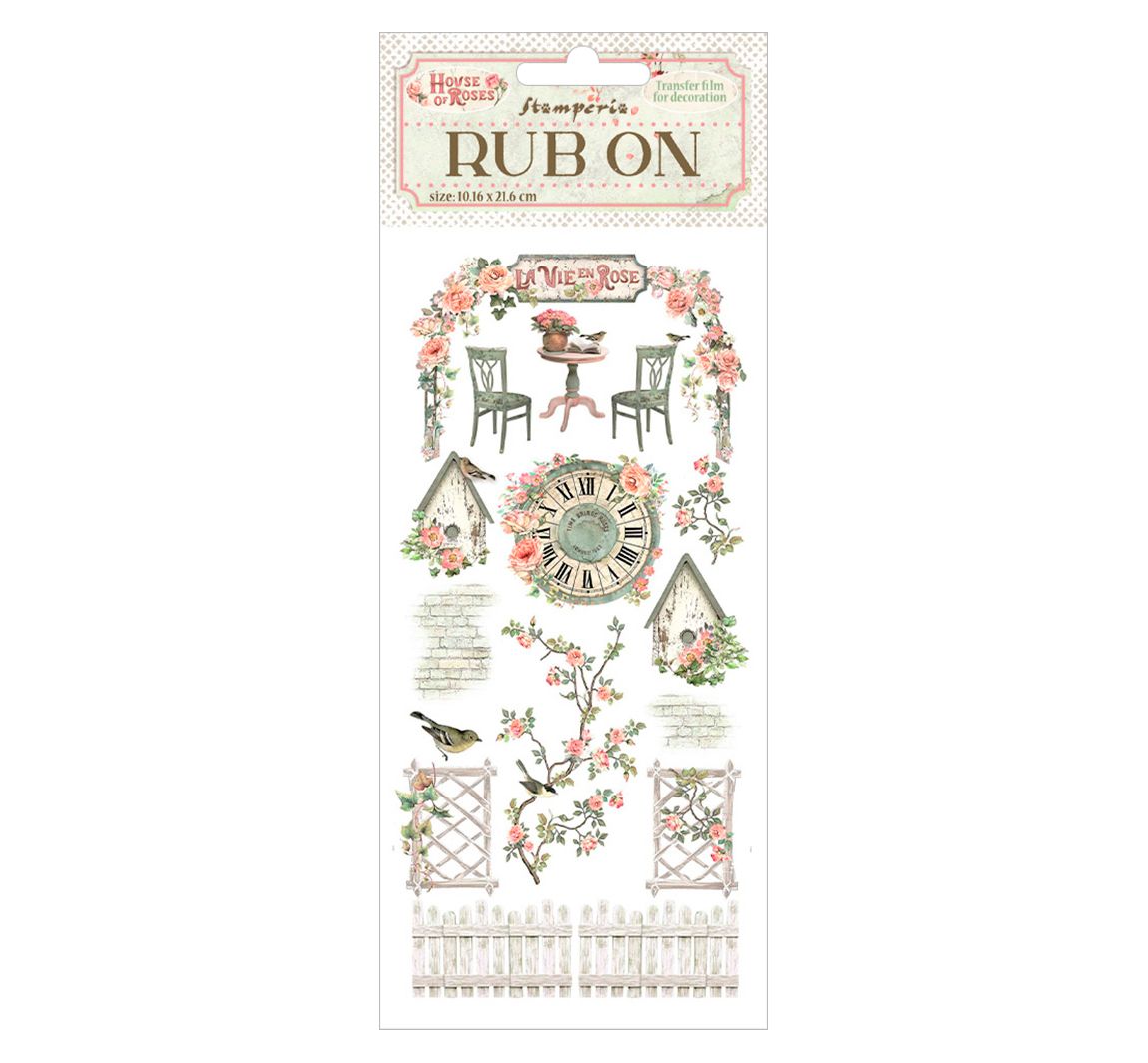 Rub On Transferfolie "House of Roses" - Elements