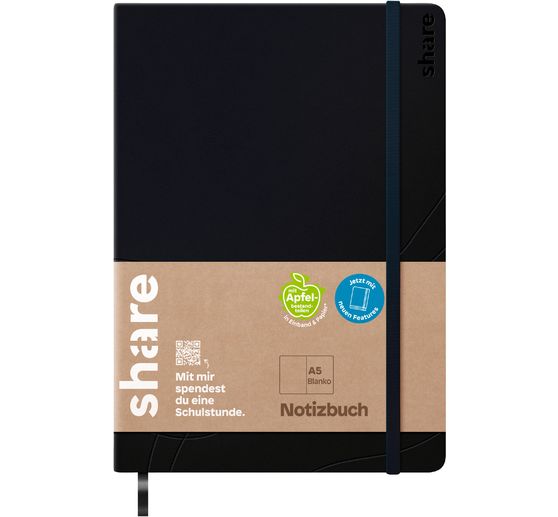 share Notizbuch A5, blanko
