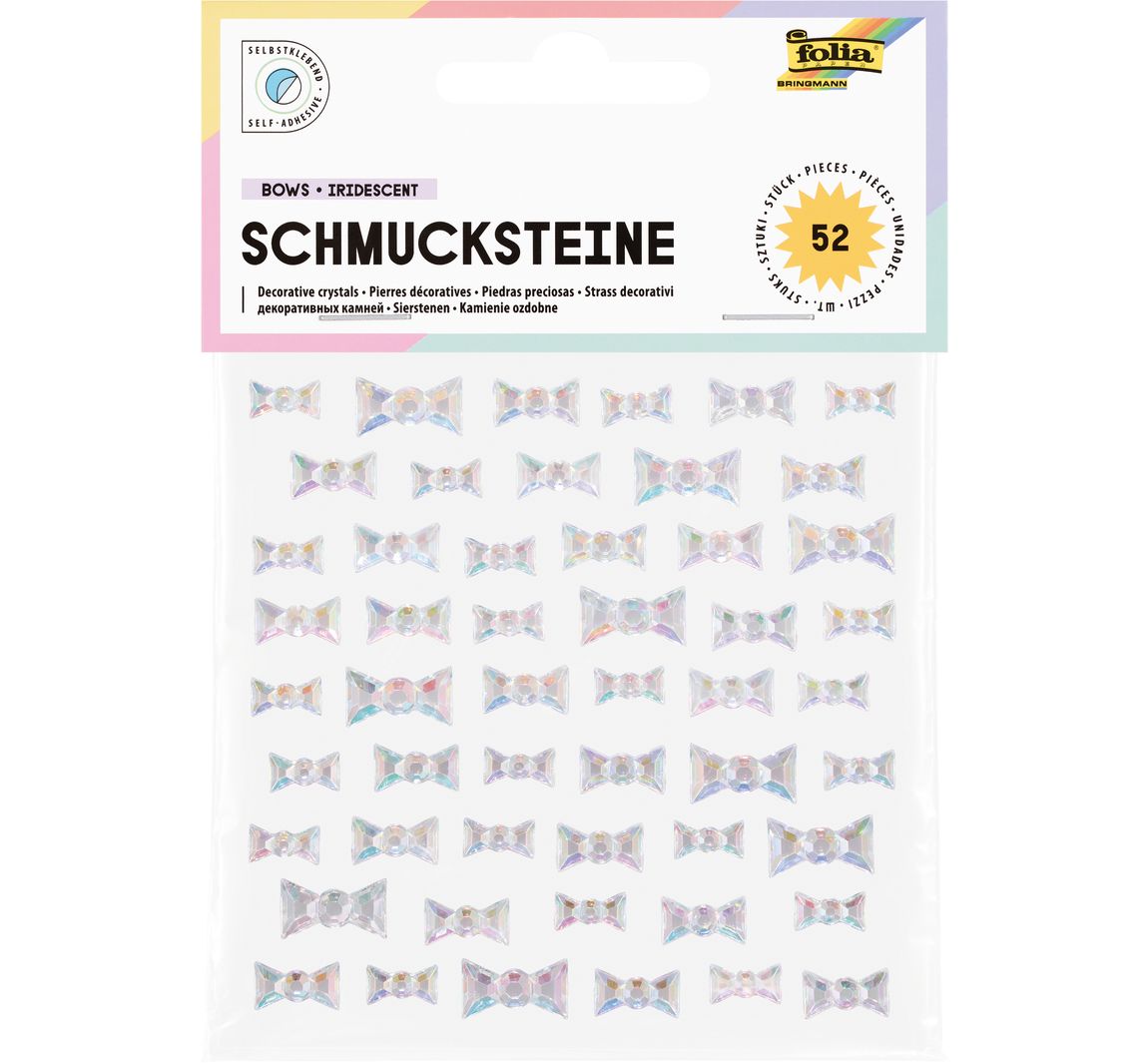 Schmucksteine "Schleifen" - Irisierend
