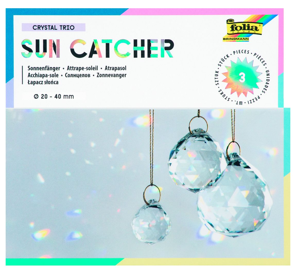 Suncatcher "Crystals" - 3er-Set