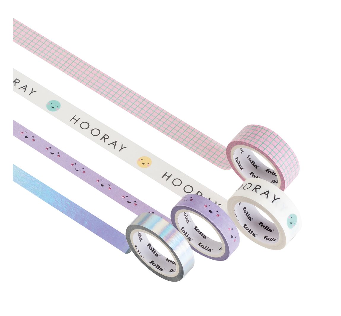 Washi Tape Set Hotfoil - Happy Vibes