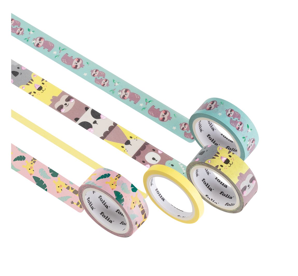 Washi Tape Set Hotfoil - Wildlife