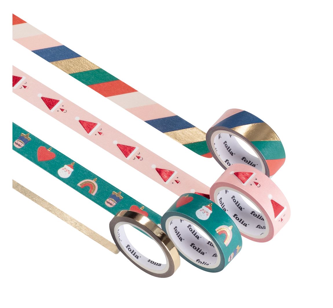 Washi Tape Set Hotfoil - Merry Jingling