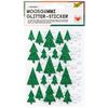 Foam rubber glitter stickers Winter