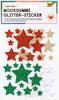 Foam rubber glitter stickers