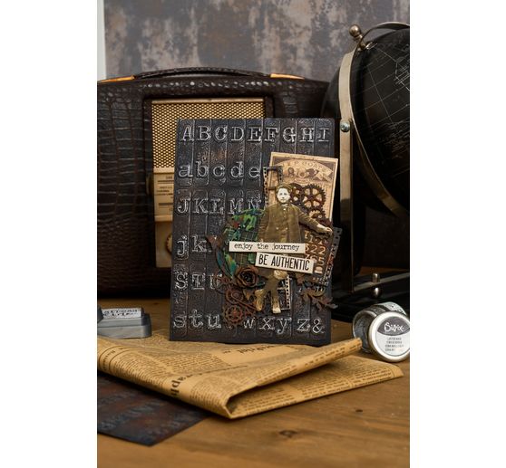 Sizzix A5 3D-Prägeschablone by Tim Holtz