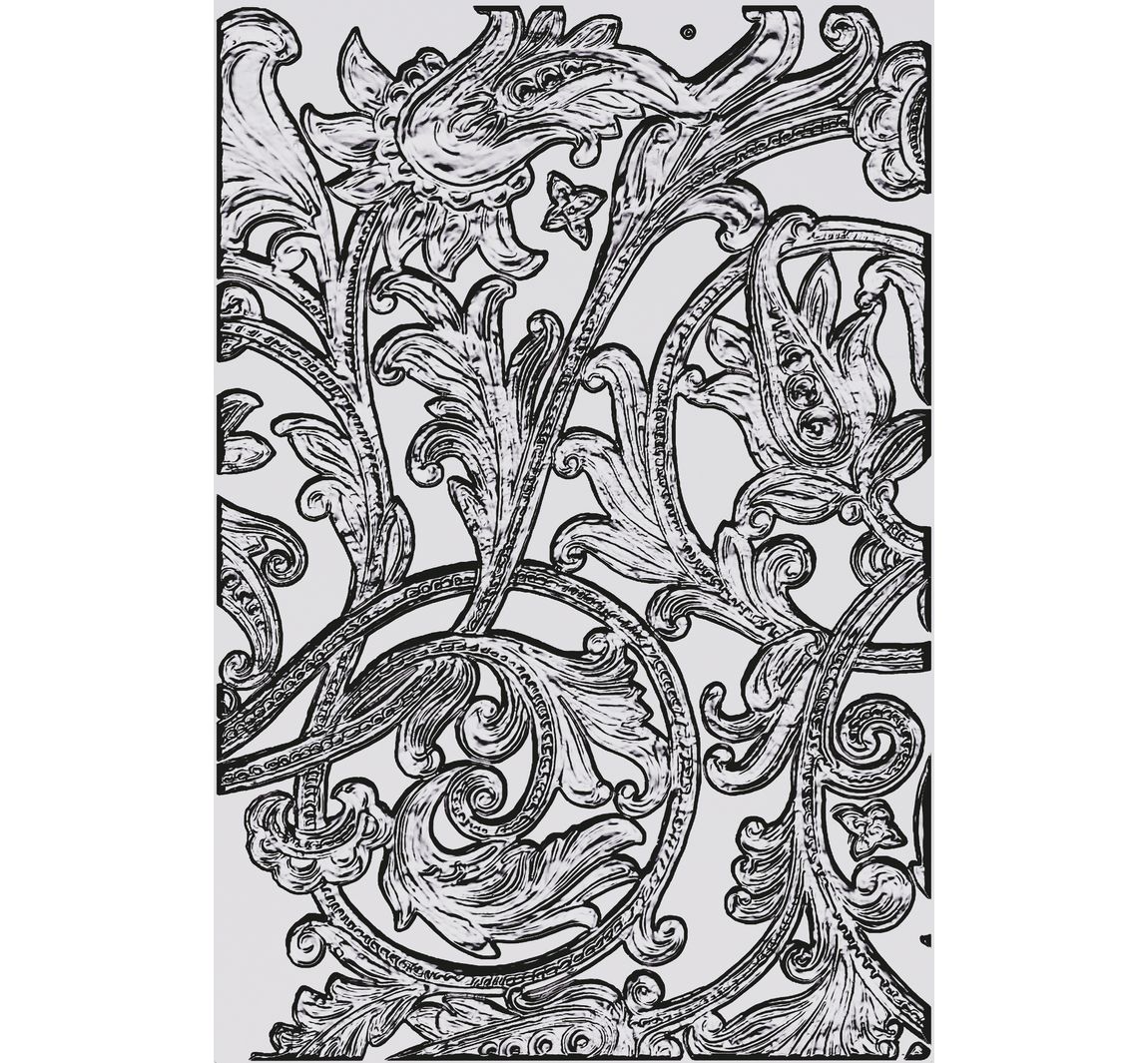 Sizzix A5 3D-Prägeschablone by Tim Holtz - Entangled