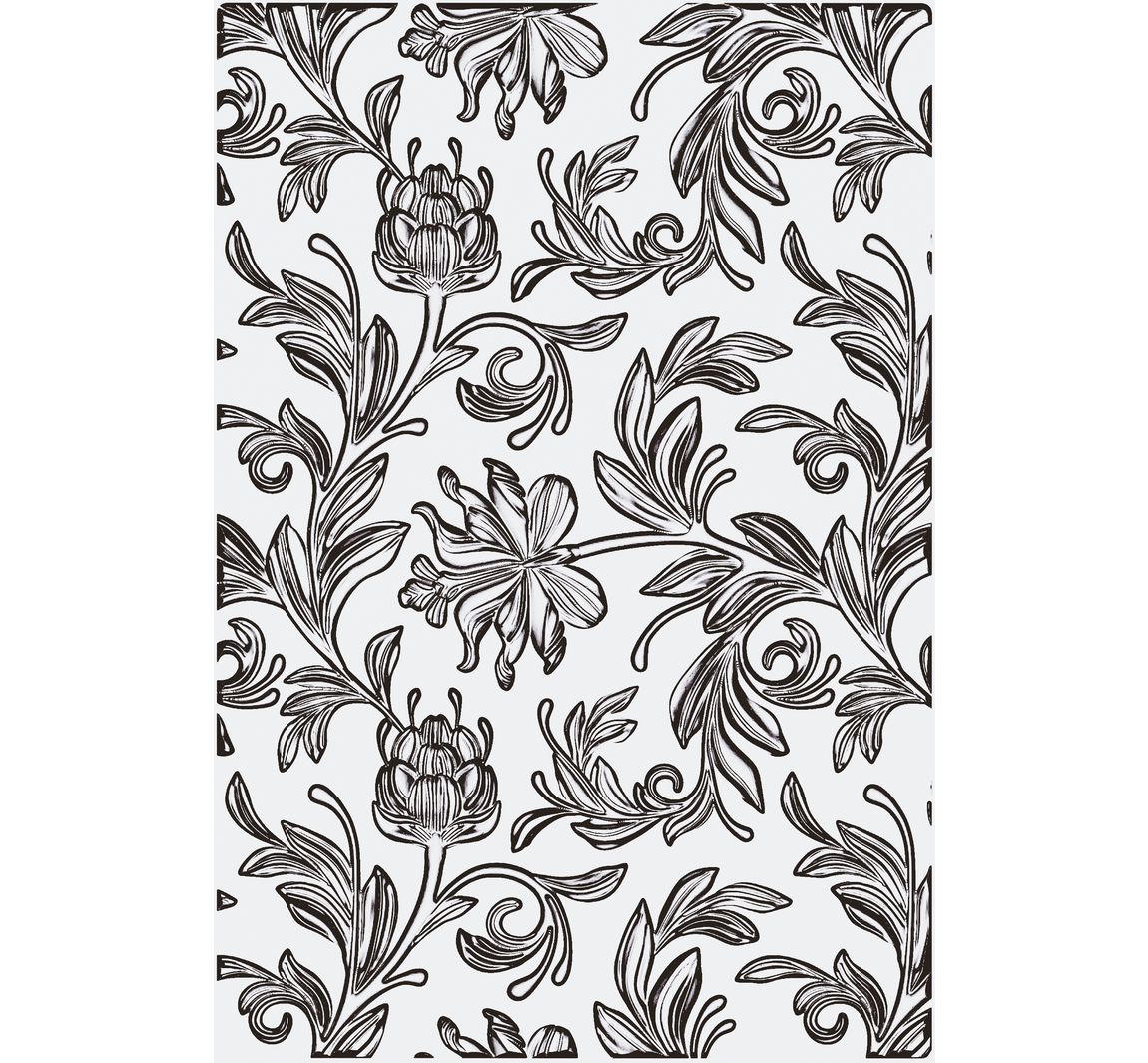 Sizzix A5 3D-Prägeschablone by Tim Holtz - Botanical