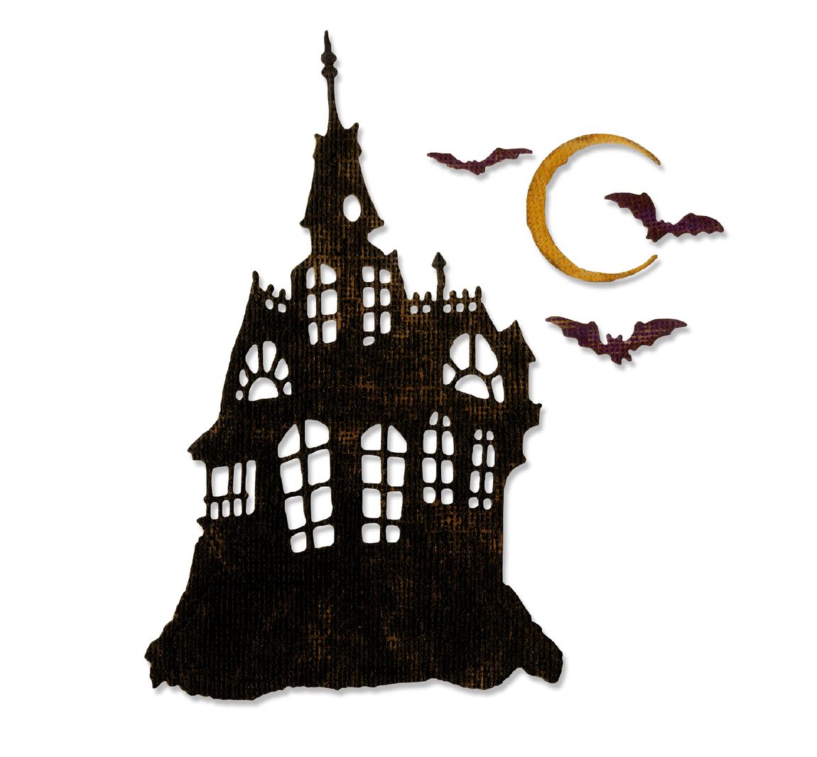 Sizzix Thinlits Stanzschablone by Tim Holtz - Haunted House
