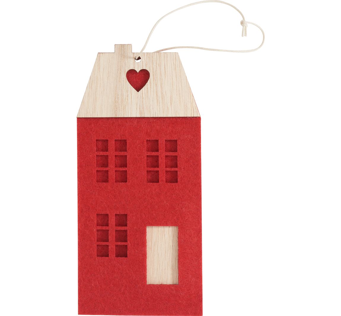 VBS Filzanhänger "Haus" - Rot