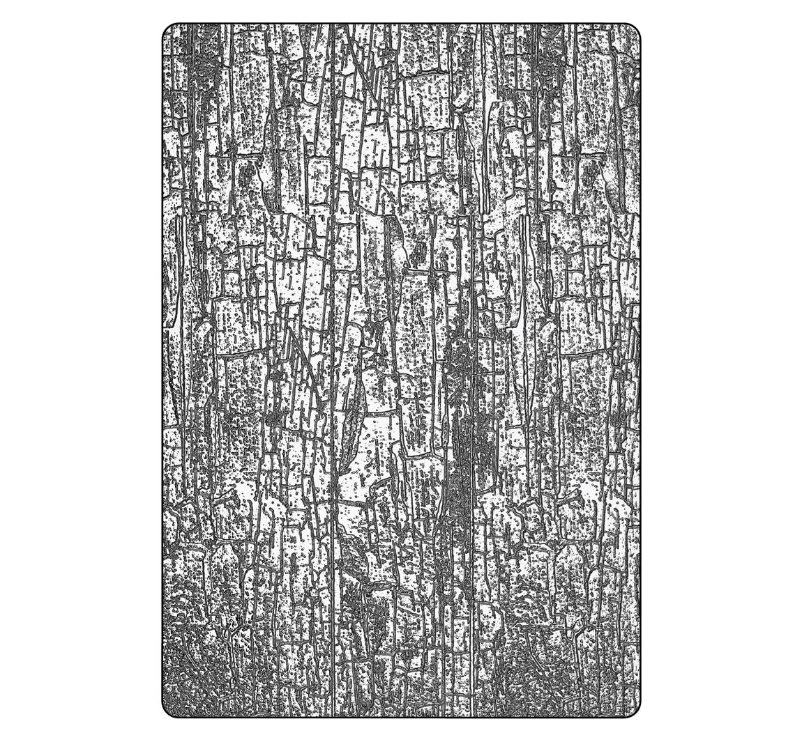 Sizzix A5 3D-Prägeschablone by Tim Holtz - Cracked