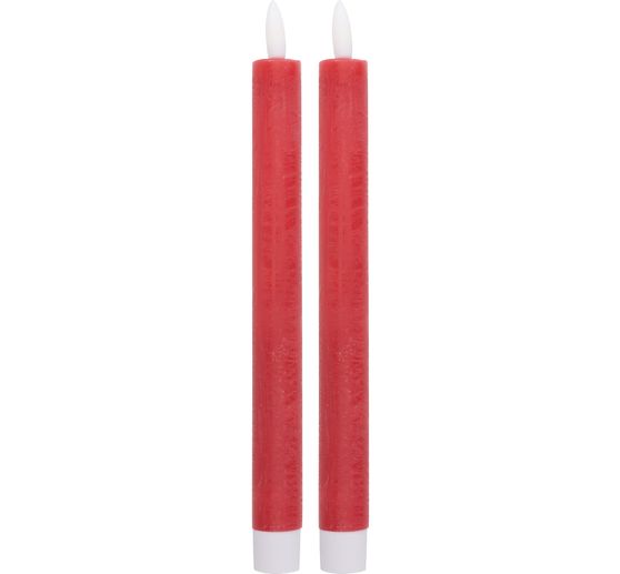 LED-Echtwachskerze mit Timer 6/18 Std.