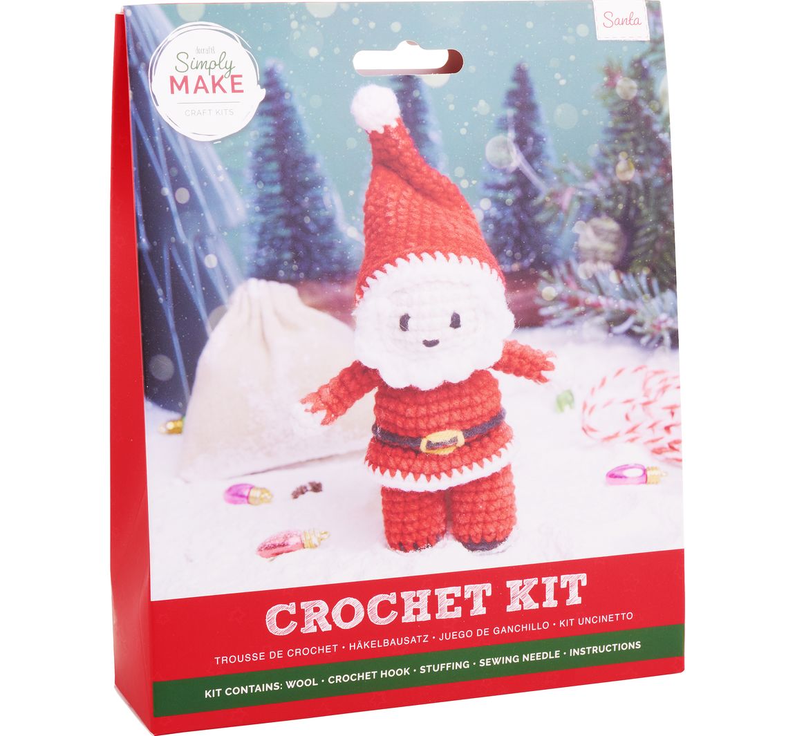 Simply Make - Crochet Kit - Santa