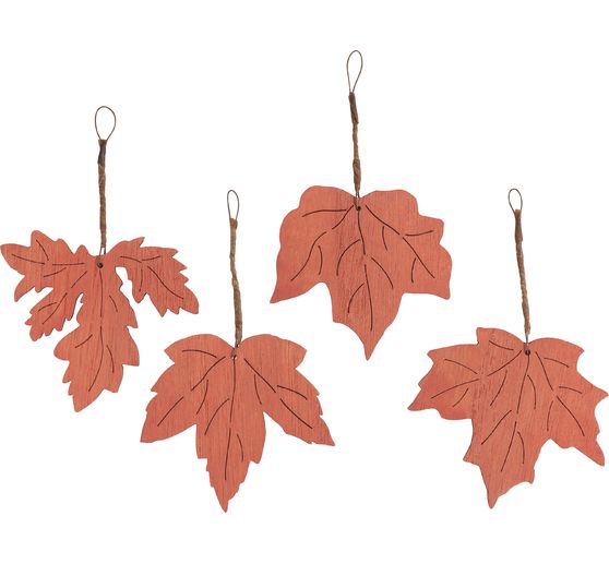 Holz-Herbstlaub mit Anhänger