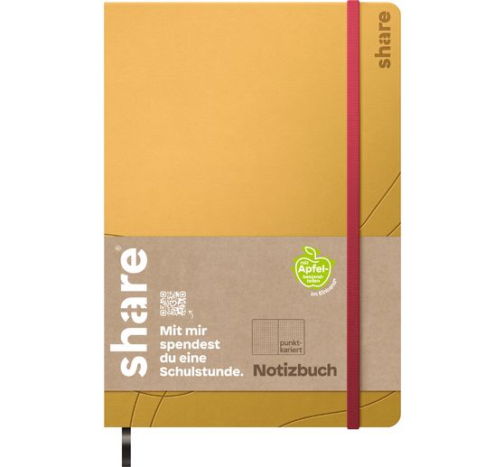 share Notizbuch A5, punktkariert